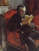 Gustave Caillebotte The portrait of M.E.D oil painting artist